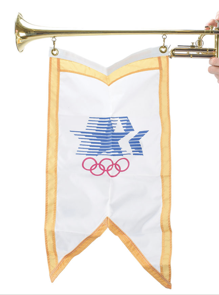 Blessing herald trumpets at the Olympics